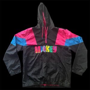 Disney Mickey Colorful Raincoat - Black, Pink, Blue